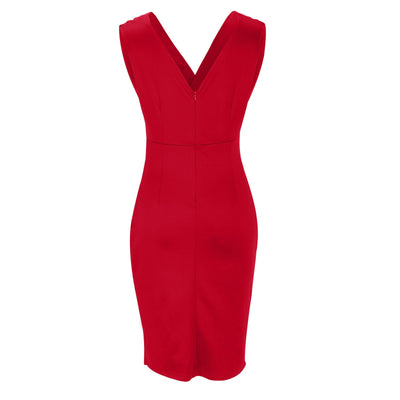 Fresia | Kleid mit V-Ausschnitt und Schlitz