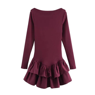 Elegantes Wellenkleid