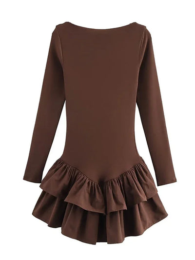 Elegantes Wellenkleid