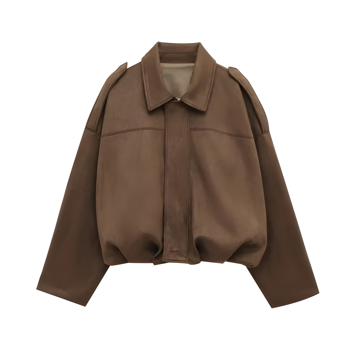 Alva – Glattes Wildleder Mantel