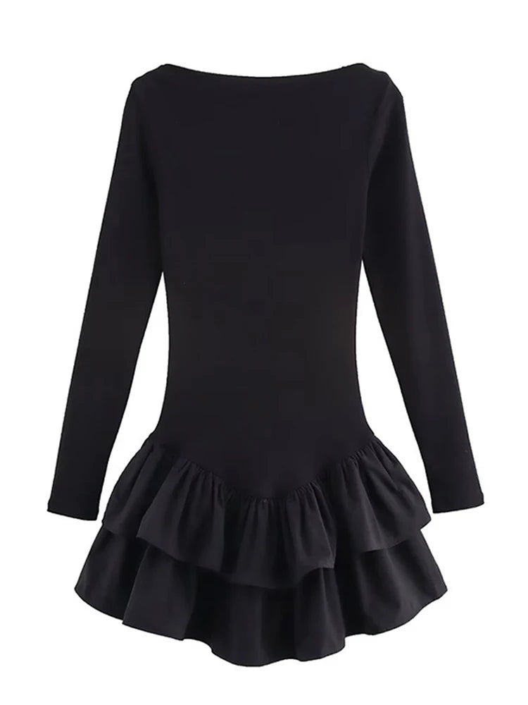 Elegantes Wellenkleid