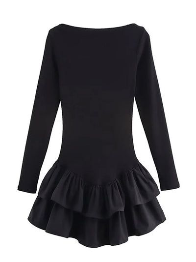 Elegantes Wellenkleid
