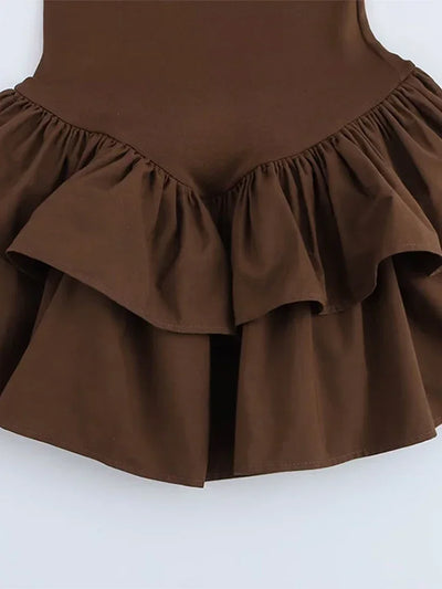 Elegantes Wellenkleid