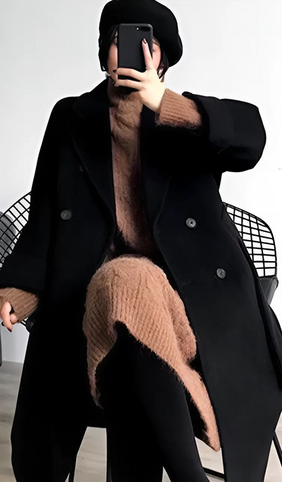 Ella™ | Langer Wintermantel für Damen